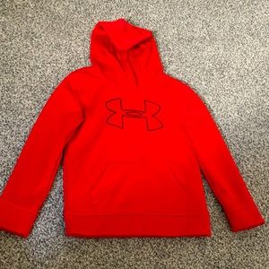 Red kids hoodie. Size 7